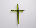 Bottle Green Cross Suncatcher