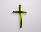 Bottle Green Cross Suncatcher