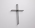 Antique Clear Cross Suncatcher