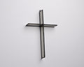 Cloud Grey Cross Suncatcher