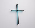 Pale Aqua Cross Suncatcher