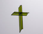 Bottle Green Cross Suncatcher