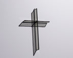 Cloud Grey Cross Suncatcher