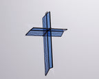 Harbor Blue Cross Suncatcher
