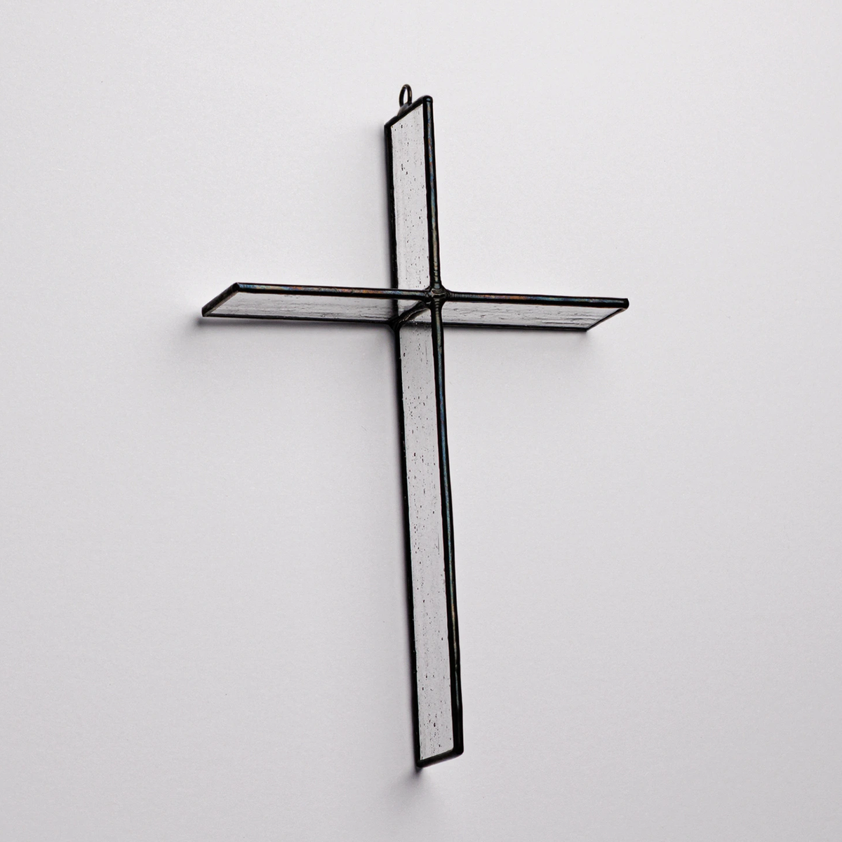 Stained Glass Cross Suncatcher