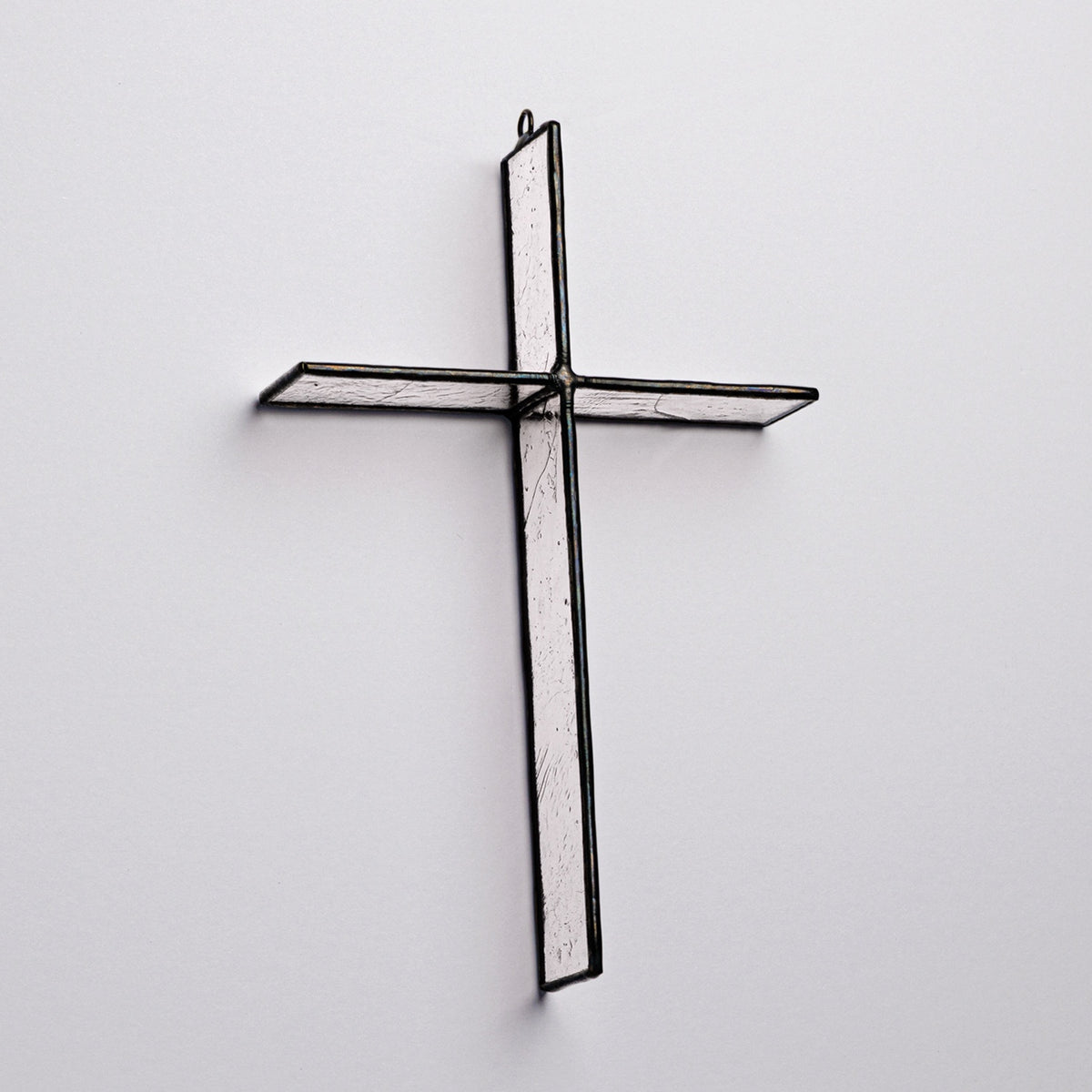 Stained Glass Cross Suncatcher