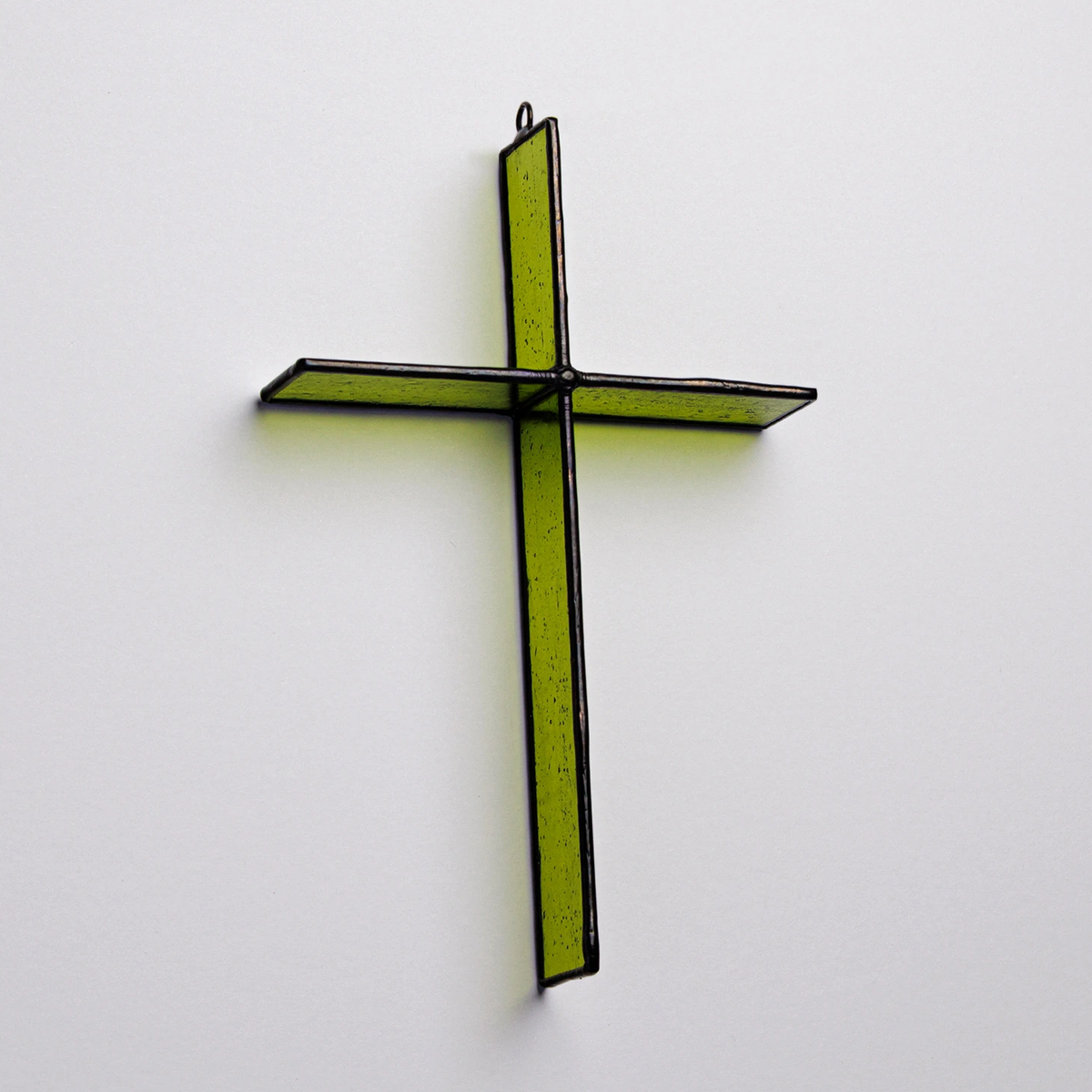 Stained Glass Cross Suncatcher