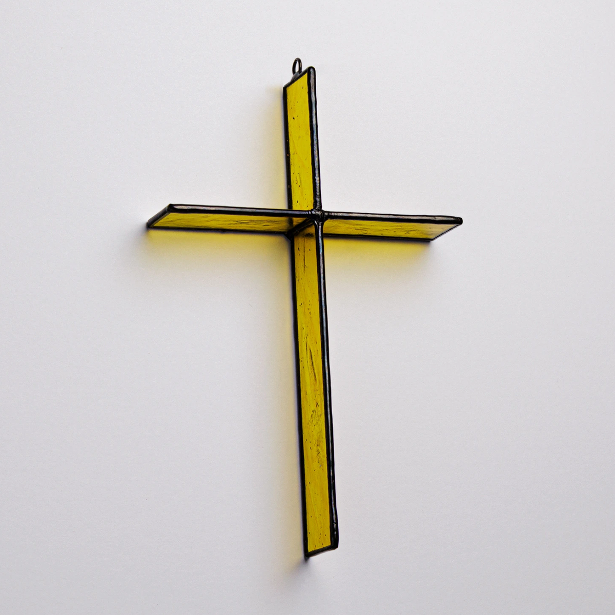 Stained Glass Cross Suncatcher