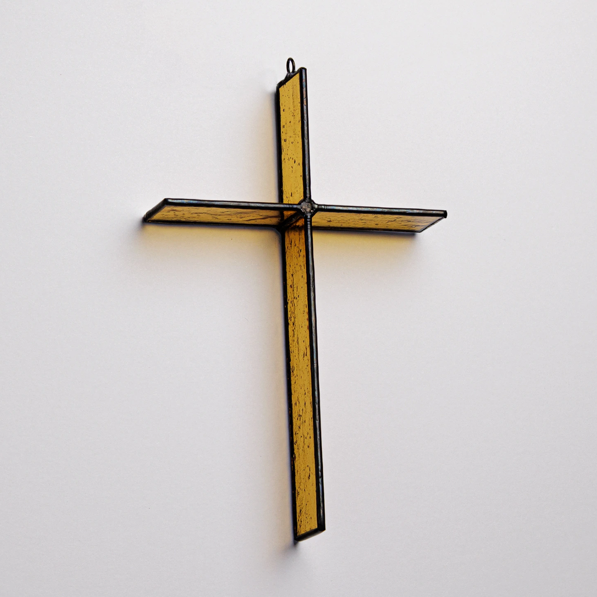 Stained Glass Cross Suncatcher