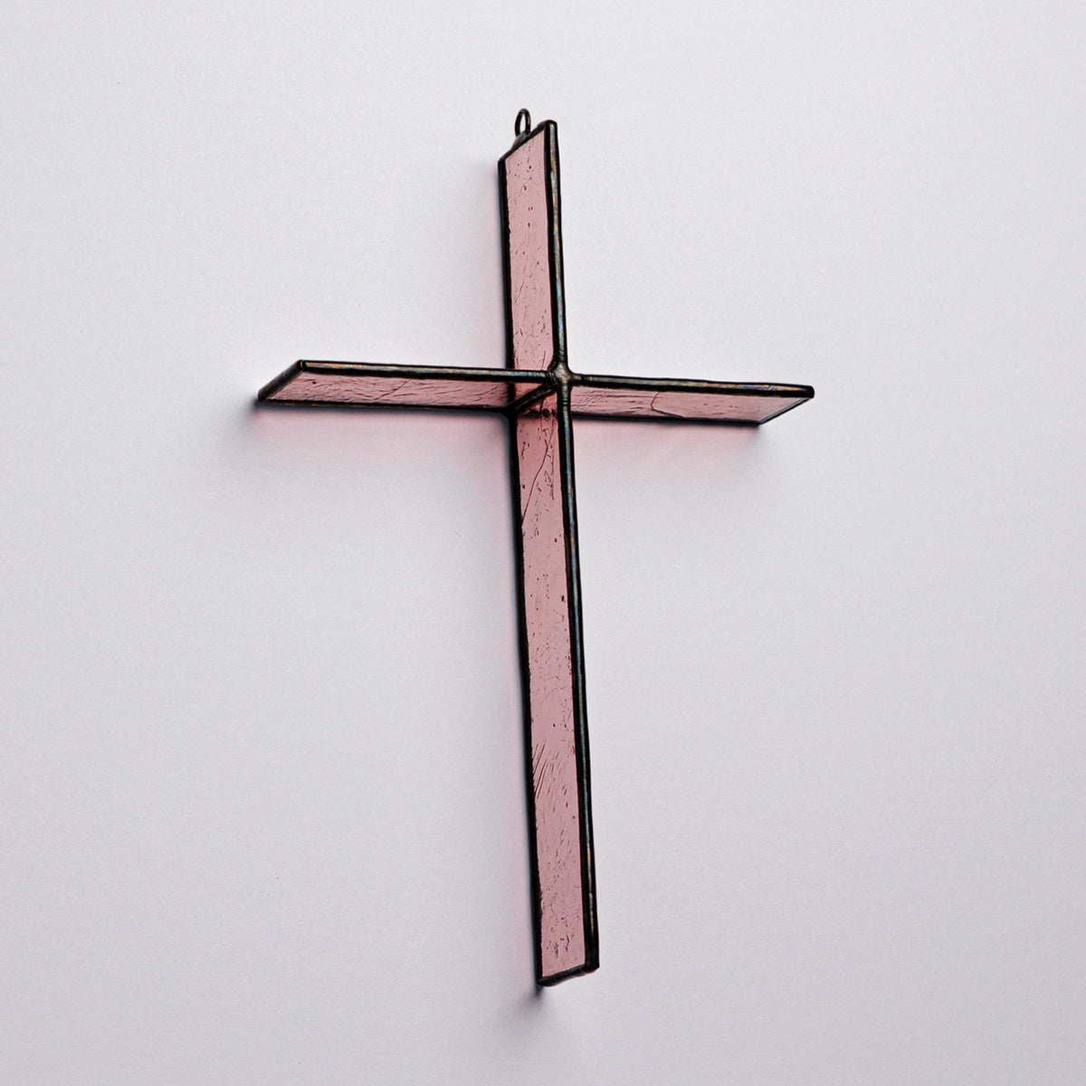 Stained Glass Cross Suncatcher