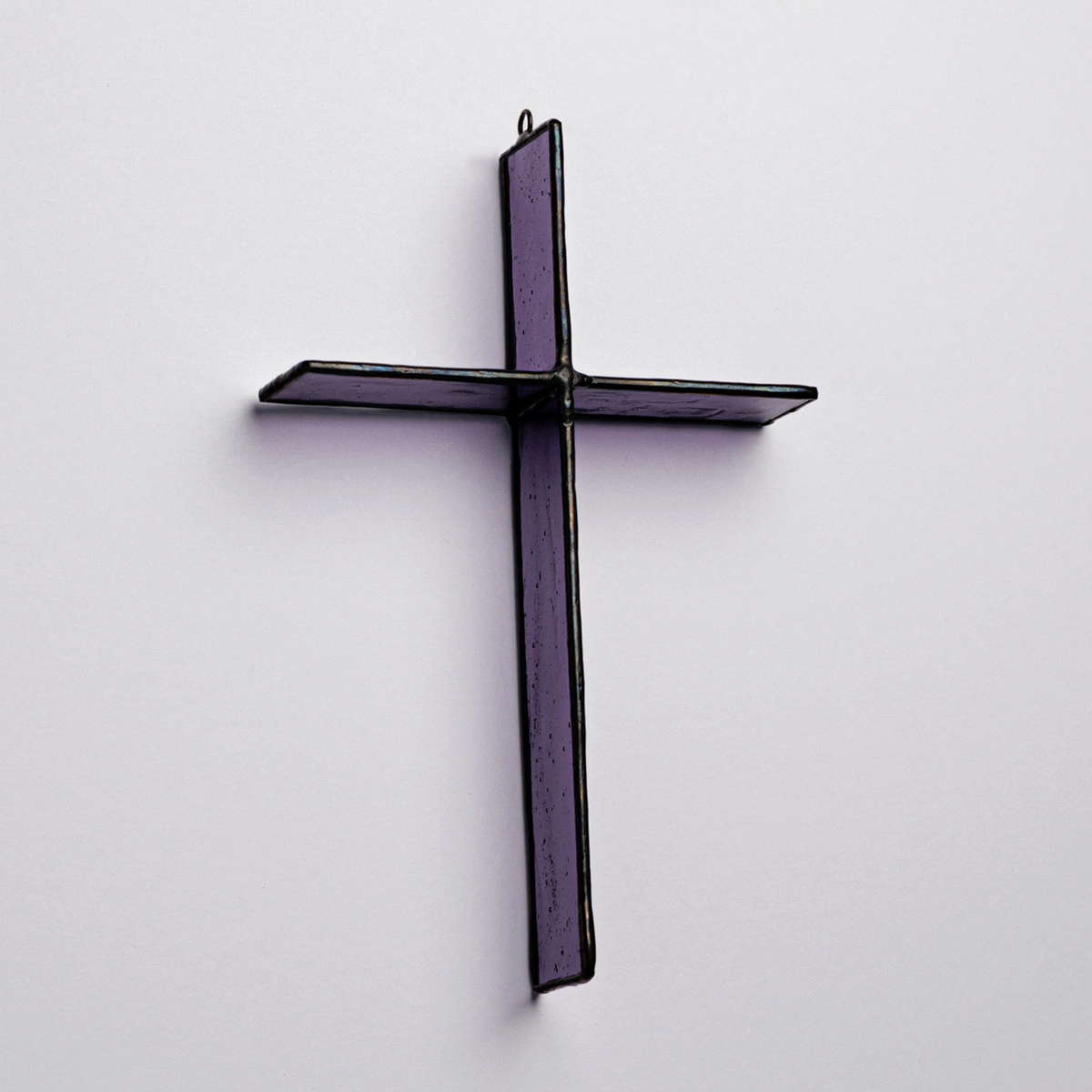 Stained Glass Cross Suncatcher