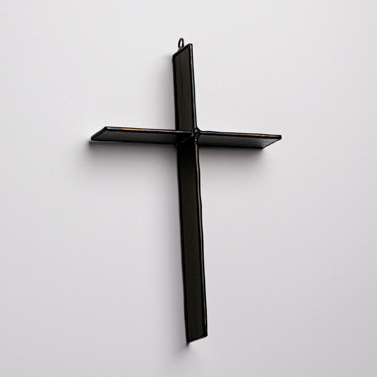 Stained Glass Cross Suncatcher