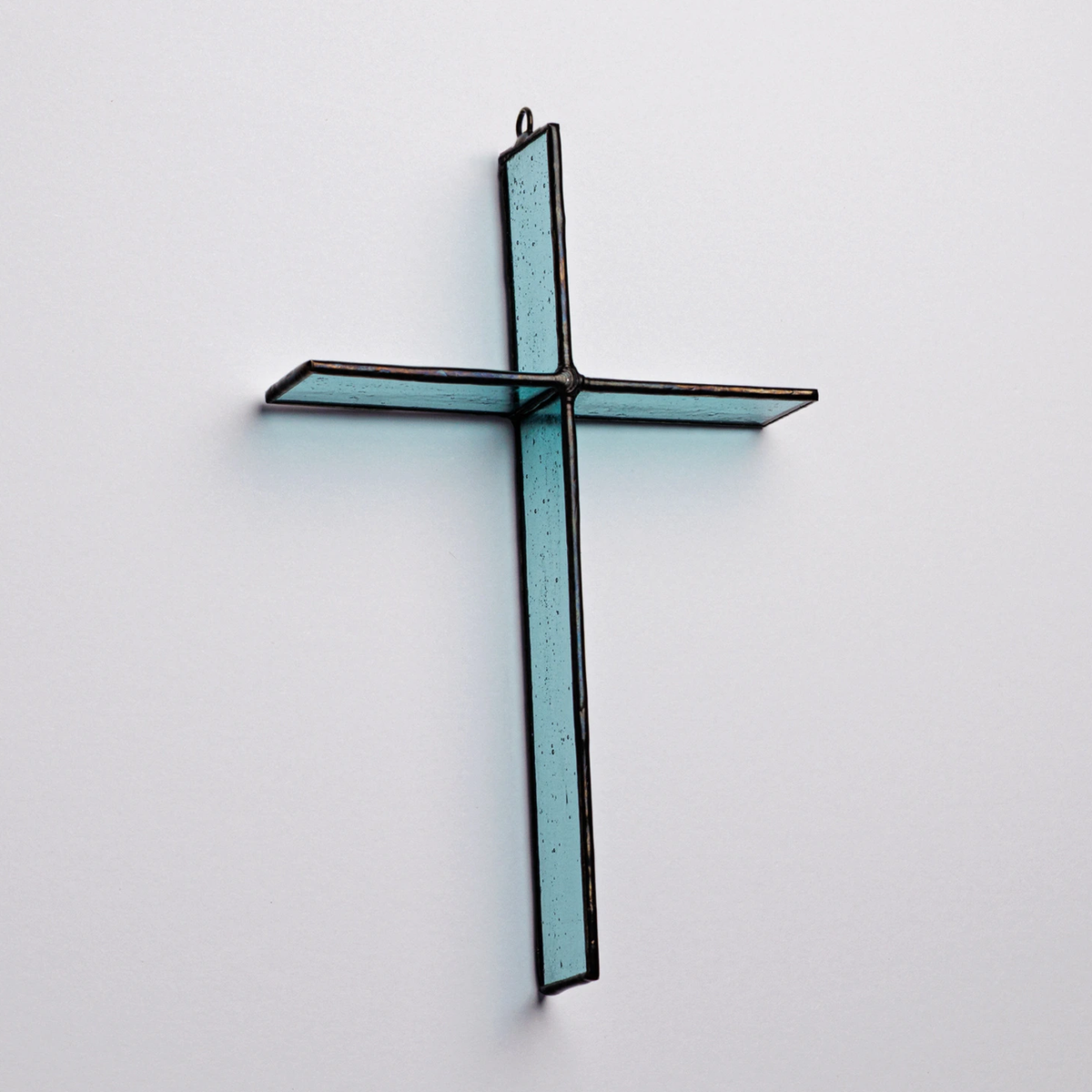 Stained Glass Cross Suncatcher