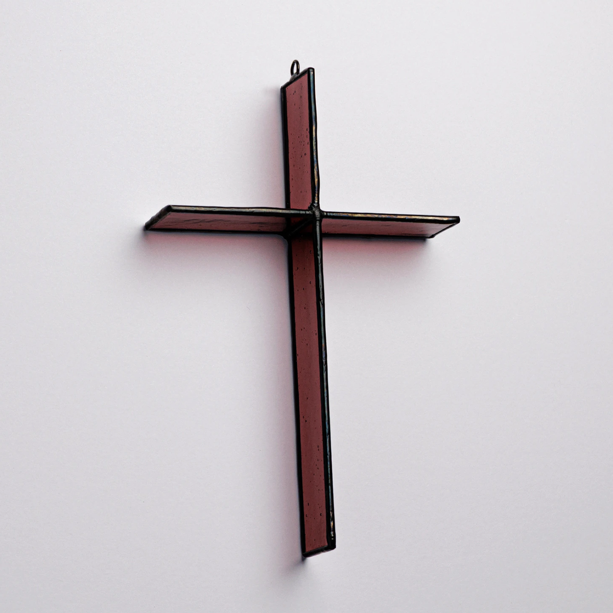 Stained Glass Cross Suncatcher