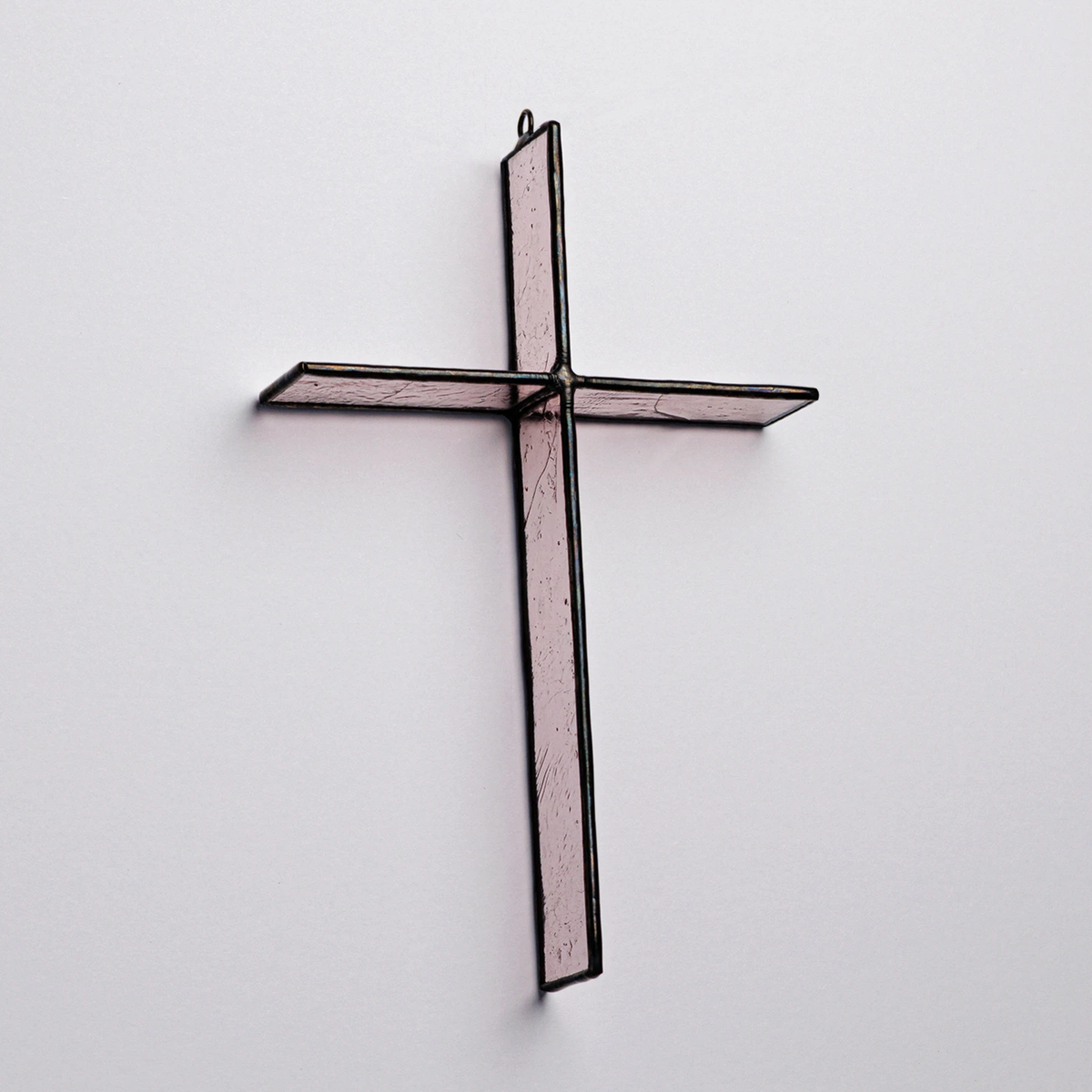 Stained Glass Cross Suncatcher