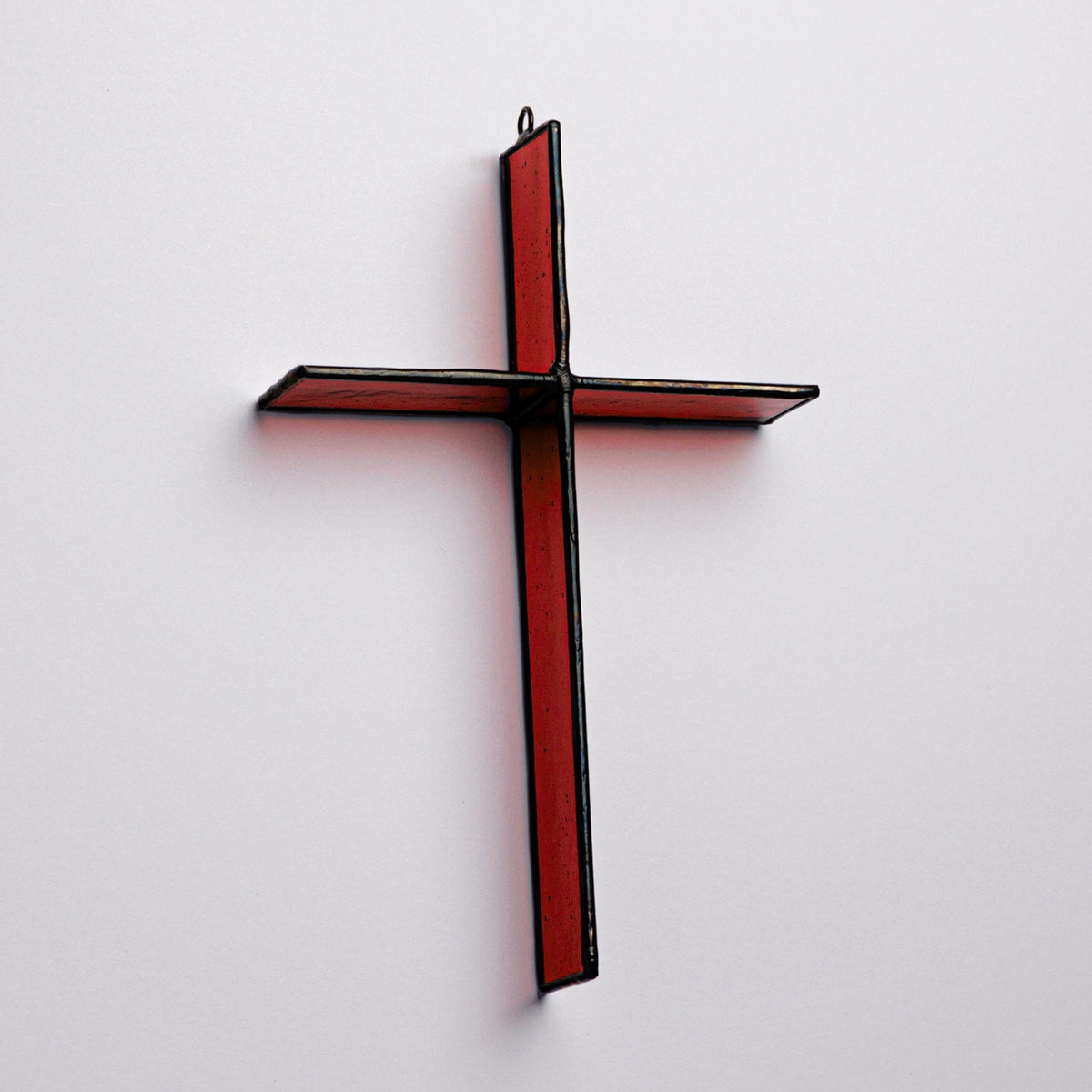Stained Glass Cross Suncatcher