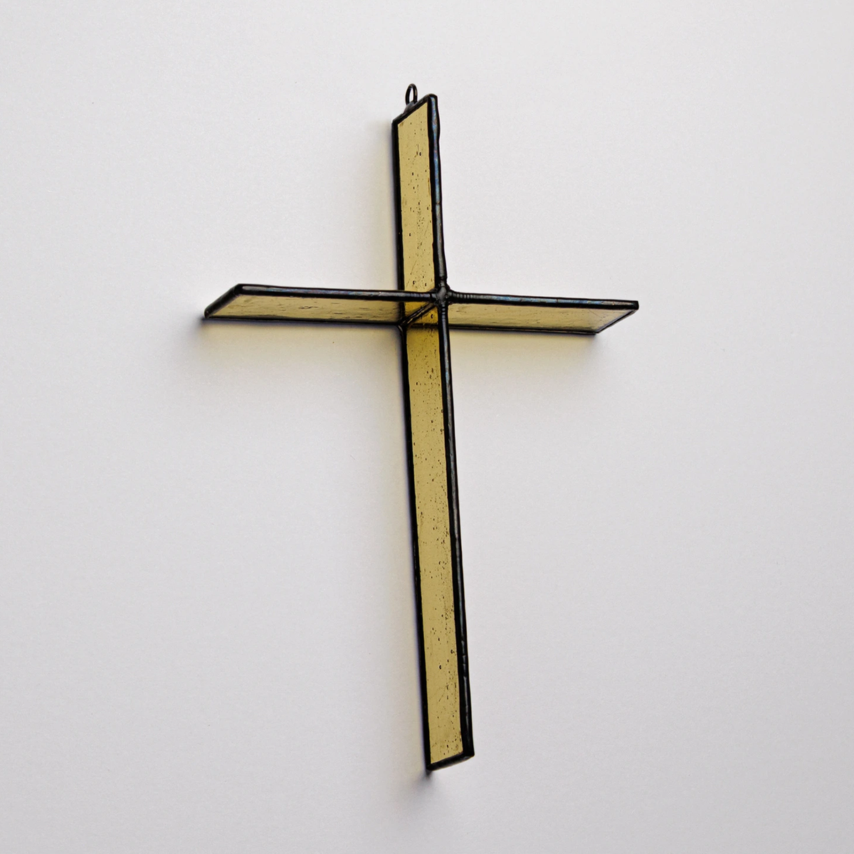 Stained Glass Cross Suncatcher